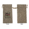 Camper Large Burlap Gift Bags - Front Approval