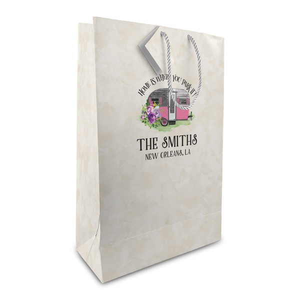 Custom Camper Large Gift Bag (Personalized)