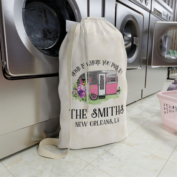 Camper Large Laundry Bag - In Context