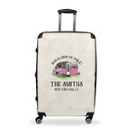 Camper Suitcase - 28" Large - Checked w/ Name or Text