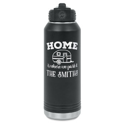 Camper Water Bottle - Laser Engraved - Front (Personalized)