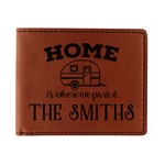 Camper Leatherette Bifold Wallet - Double Sided (Personalized)