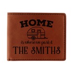 Camper Leatherette Bifold Wallet - Single Sided (Personalized)