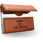 Camper Leatherette Business Card Holder - Double Sided (Personalized)