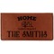 Camper Leatherette Checkbook Holder - Single Sided (Personalized)