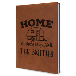 Camper Leather Sketchbook - Large - Double Sided (Personalized)