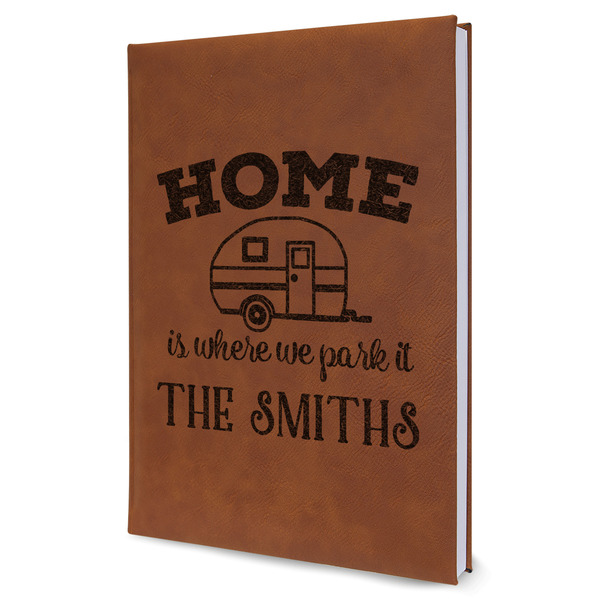 Custom Camper Leather Sketchbook (Personalized)