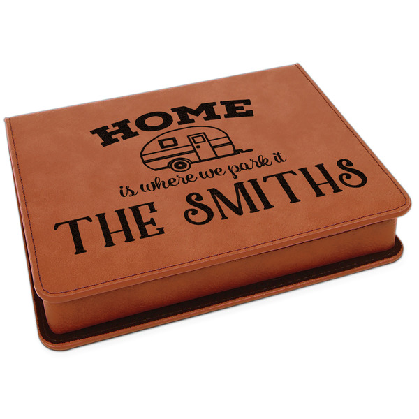 Custom Camper Leatherette 4-Piece Wine Tool Set (Personalized)