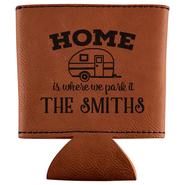 Custom Camper Leatherette Can Sleeve (Personalized)