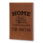 Camper Leatherette Journal - Large - Double Sided (Personalized)