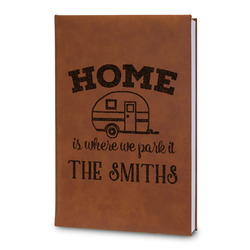 Camper Leatherette Journal - Large - Double Sided (Personalized)