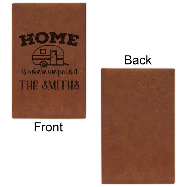 Camper Leatherette Sketchbooks - Small - Single Sided - Front & Back View