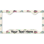 Camper License Plate Frame - Style C (Personalized)