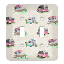 Camper Light Switch Cover (2 Toggle Plate)