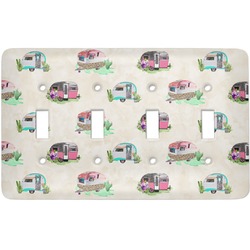 Camper Light Switch Cover (4 Toggle Plate)