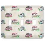 Camper Light Switch Cover (3 Toggle Plate)