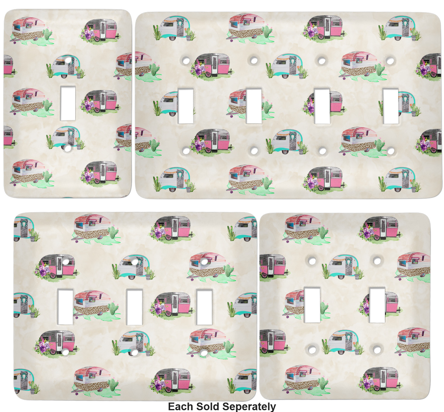 Camper Light Switch Cover (Personalized) YouCustomizeIt