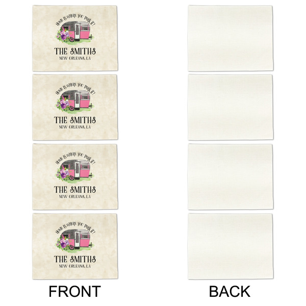 Camper Linen Placemat - APPROVAL Set of 4 (single sided)