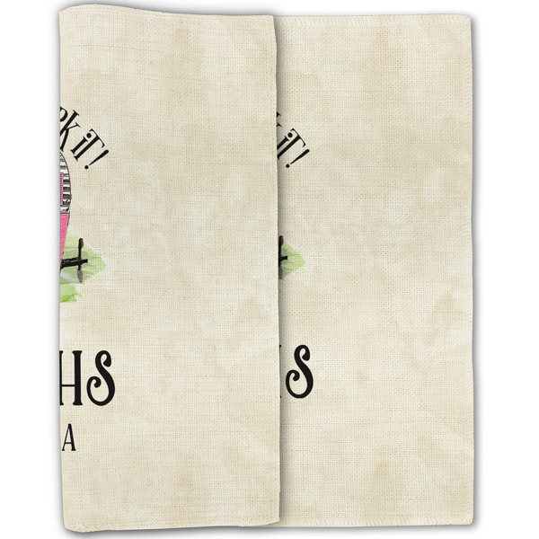 Camper Linen Placemat - Folded Half (double sided)