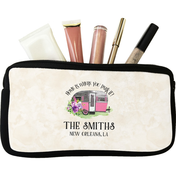 Custom Camper Makeup / Cosmetic Bag (Personalized)