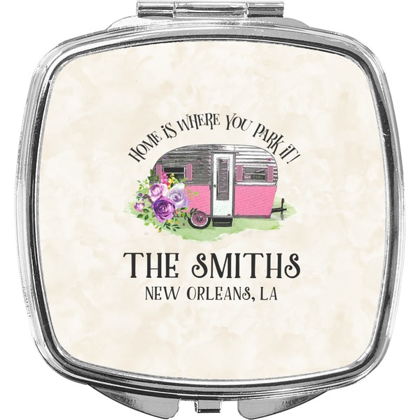 Custom Camper Compact Makeup Mirror (Personalized)