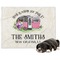 Camper Dog Blanket - Large (Personalized)