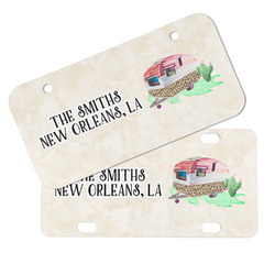 Camper Mini/Bicycle License Plate (Personalized)
