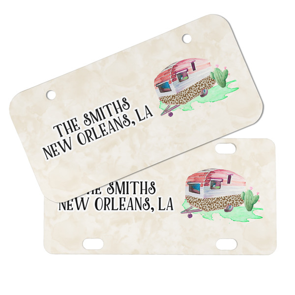 Camper Mini License Plates - MAIN (4 and 2 Holes)