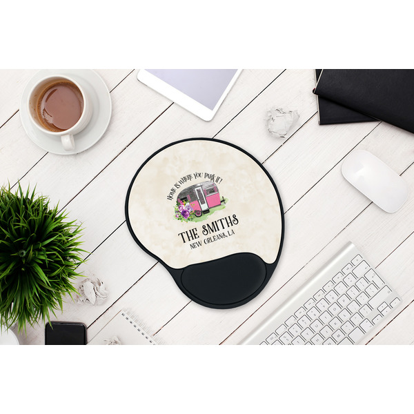 Camper Mouse Pad with Wrist Rest - LIFESYTLE 1