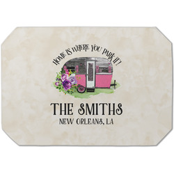Camper Dining Table Mat - Octagon (Single-Sided) w/ Name or Text