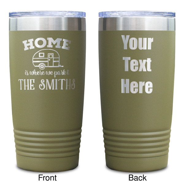 Camper Olive Polar Camel Tumbler - 20oz - Double Sided - Approval