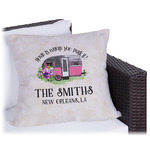 Camper Outdoor Pillow - 18" (Personalized)
