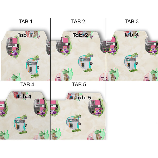 Camper Page Dividers - Set of 5 - Approval
