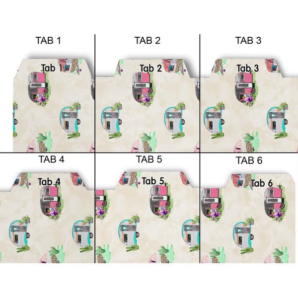 Camper Page Dividers - Set of 6 - Approval