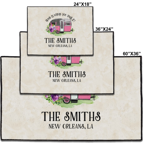 Camper Personalized Door Mat - Group Parent IMF