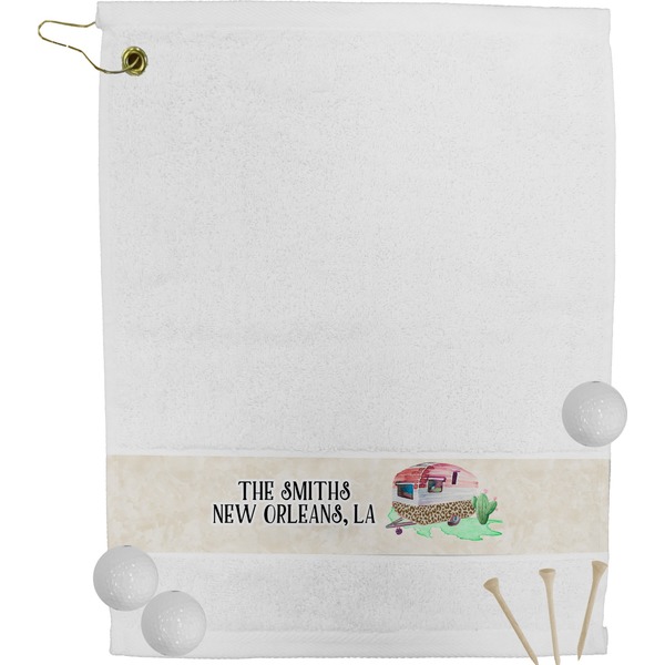 Custom Camper Golf Bag Towel (Personalized)