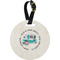 Camper Personalized Round Luggage Tag