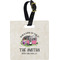 Camper Personalized Square Luggage Tag