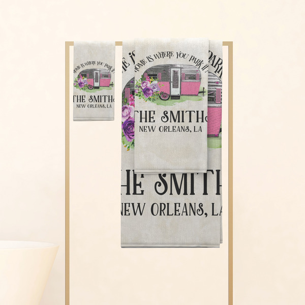 Camper Personalized Towel Set