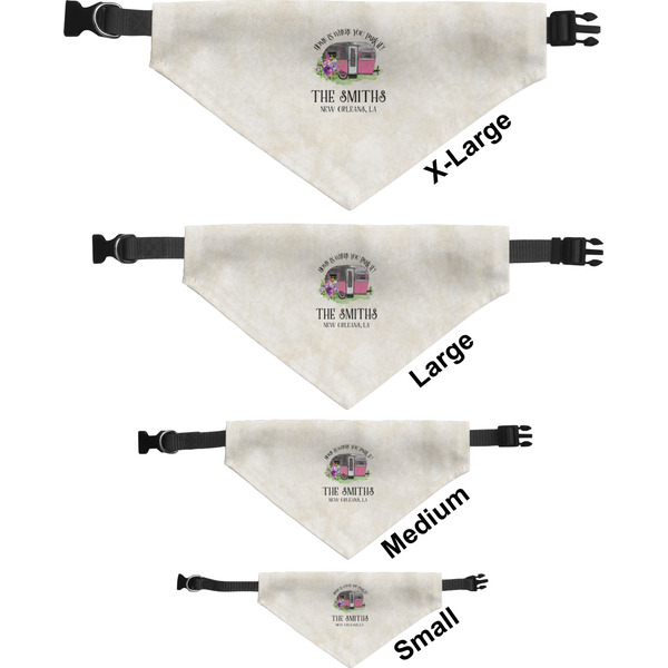 Camper Pet Bandana Sizes