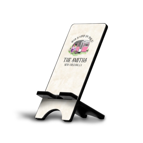 Custom Camper Cell Phone Stand (Large) (Personalized)
