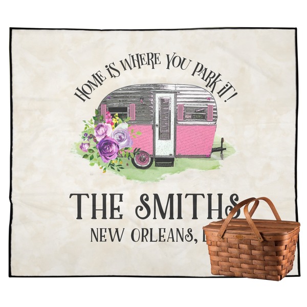 Custom Camper Outdoor Picnic Blanket (Personalized)