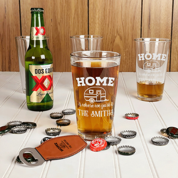 Camper Pint Glasses - In Context
