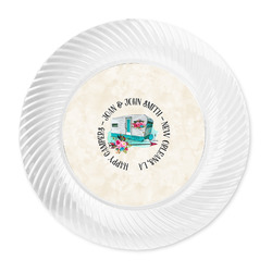 Camper Plastic Party Dinner Plates - 10" (Personalized)