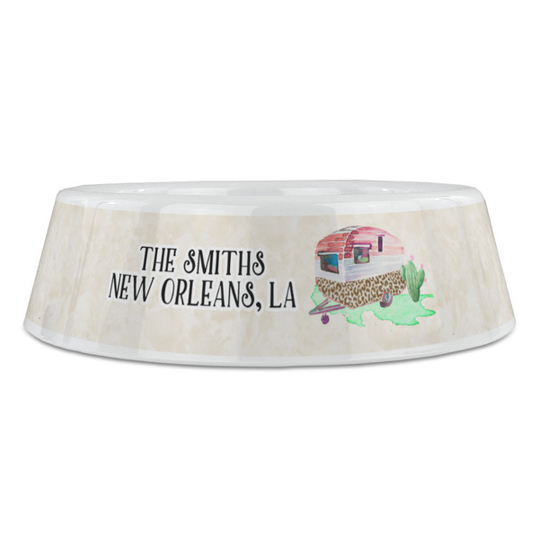 Camper Plastic Pet Bowls - Large - FRONT