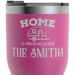 Camper RTIC Tumbler - Magenta - Laser Engraved - Double-Sided (Personalized)