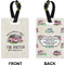 Camper Rectangle Luggage Tag (Front + Back)