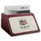 Camper Red Mahogany Business Card Holder - Angle