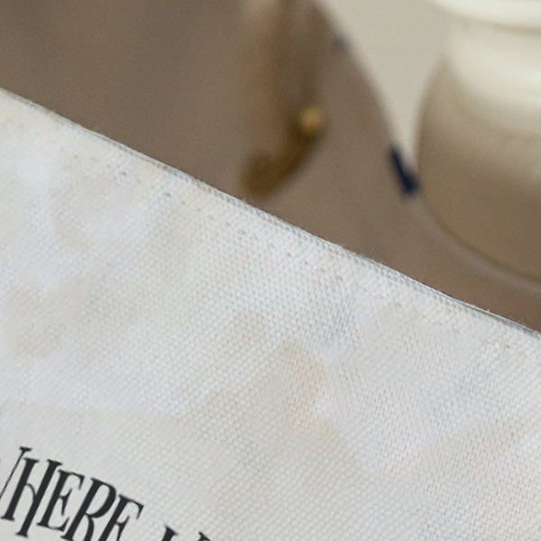 Camper Large Rope Tote - Close Up View