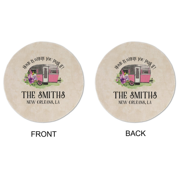 Camper Round Linen Placemats - APPROVAL (double sided)